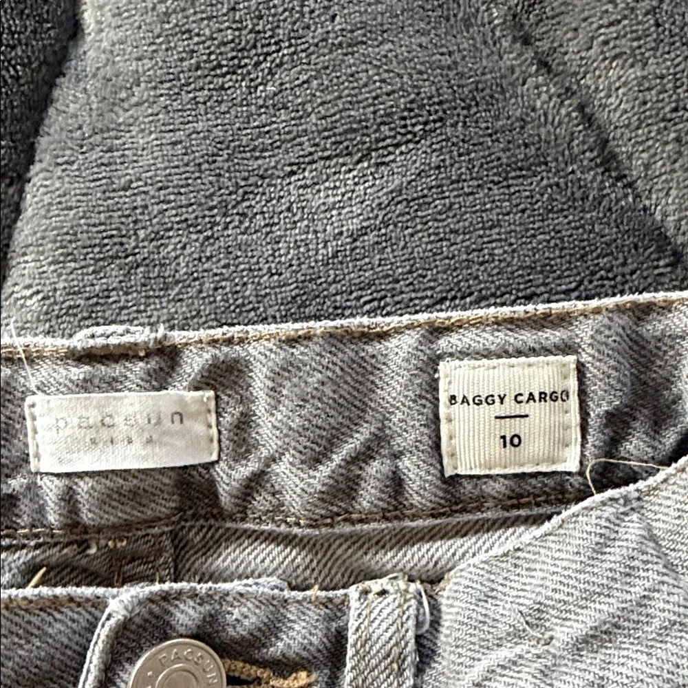 PacSun Kids Gray Cargo Jeans